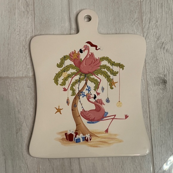 Brighten the Season Other - Holiday Flamingo Cutting Board